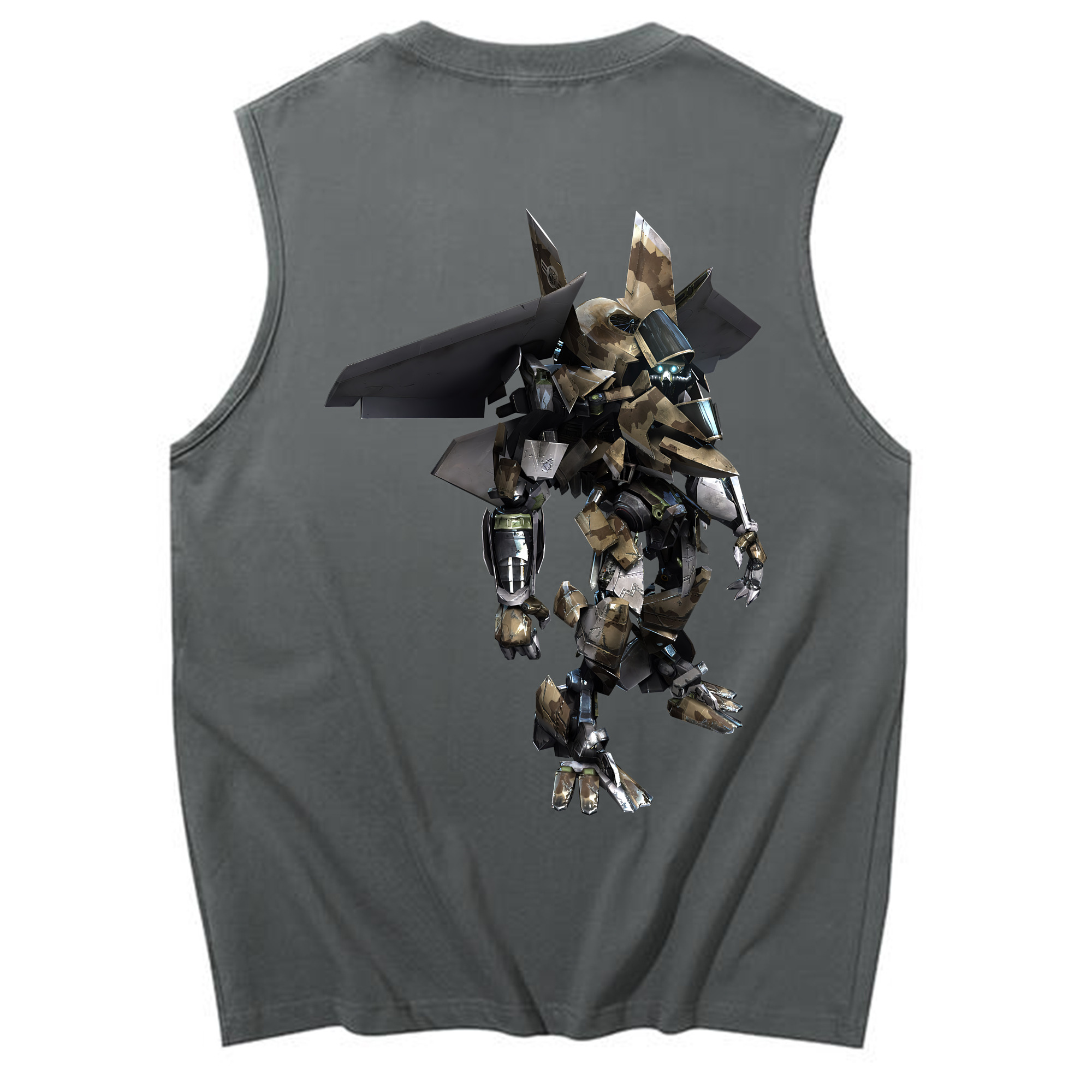 （画像用） Transformers トランスフォーマー コットン100％タンクトップ（背面プリント）